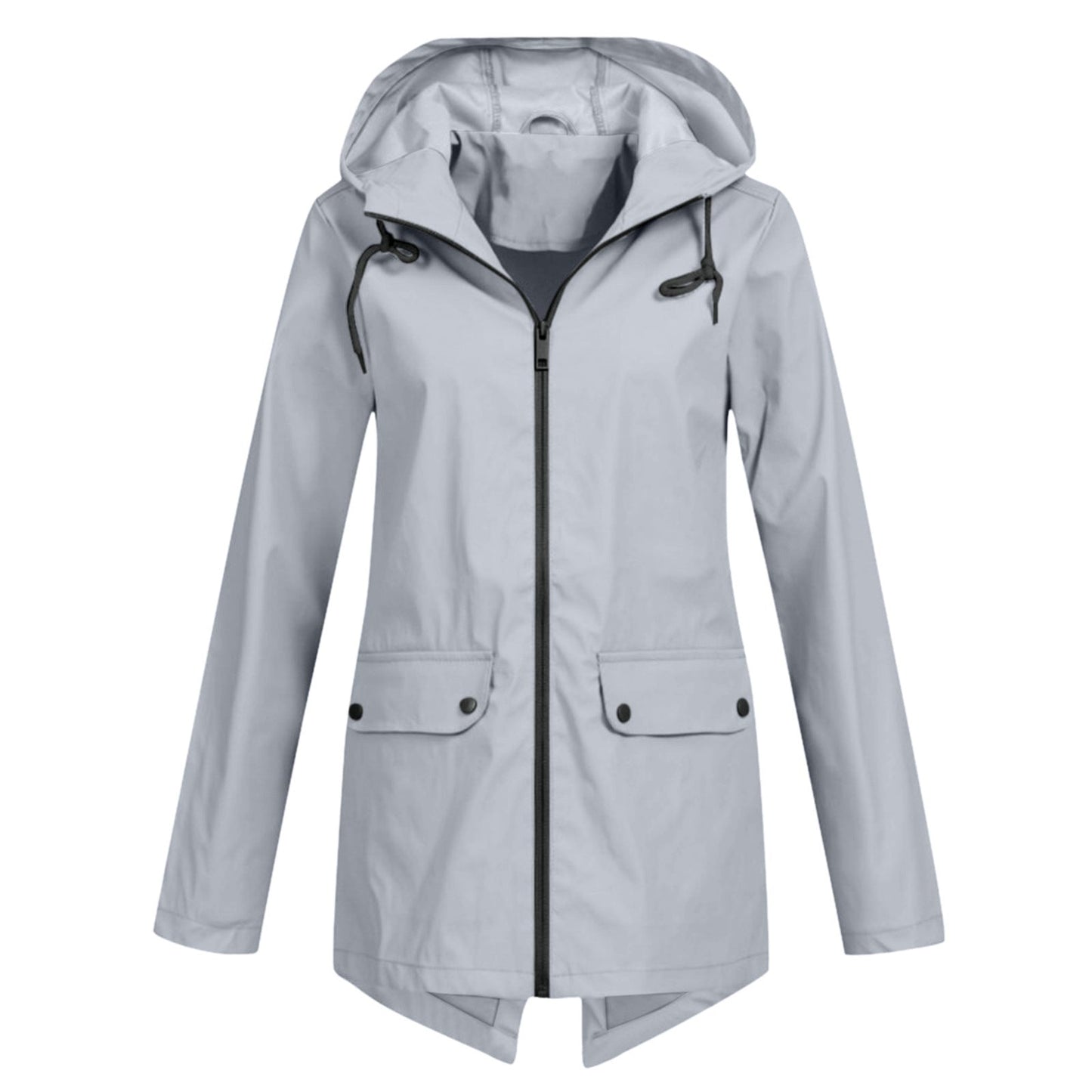 Street-wave Women's Water Repellent Transitional Jacket With Adjustable Hood And Practical Pockets