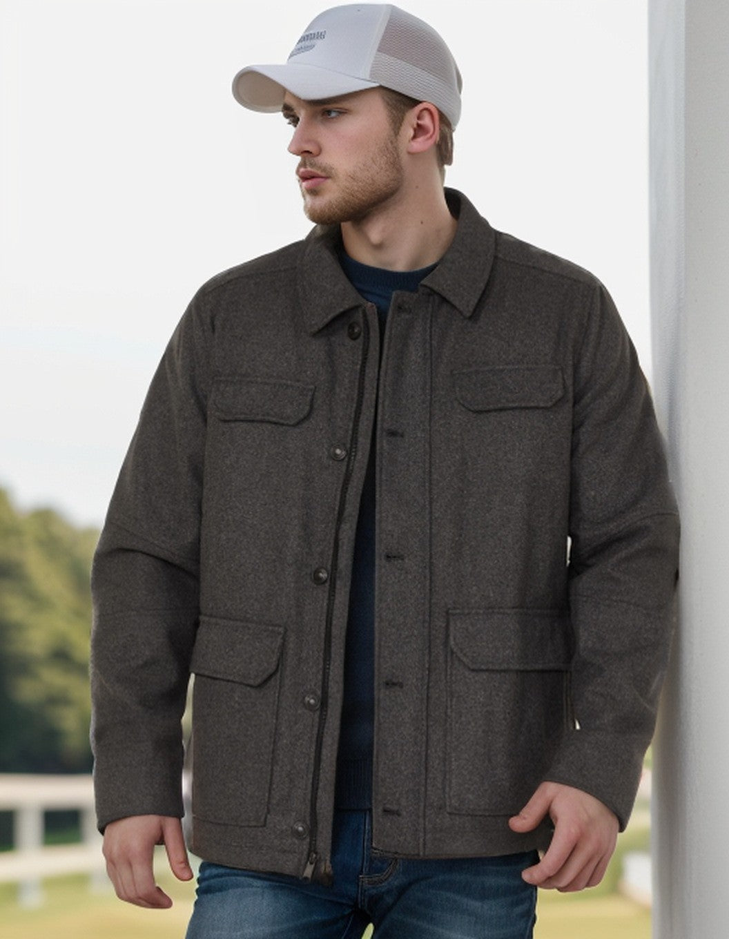 Mens Rugged Multifunctional Utility Jacket With Large Pockets For Men Streetwave Urban Wear