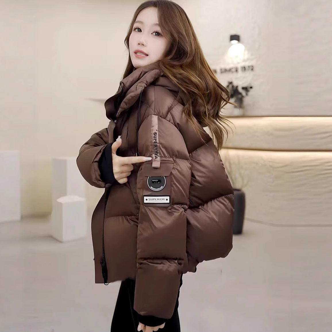 Streetwave Women Puffer Down Jacket Warmth Cozy Fit Urban Winter Coat For Women All Weather