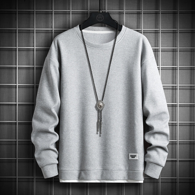 Mens Structured Sweatshirt Streetwave Breathable Soft Fabric Modern Cut For Everyday Wear