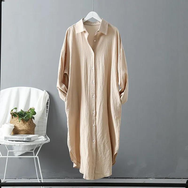 Street-wave Oversized Button-Down Shirt for Women, Breathable Cotton, Effortless Casual Chic