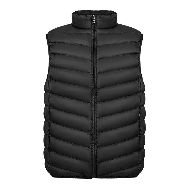 Street-Wave Womens Functional Puffer Vest With High Collar And Lightweight Insulation