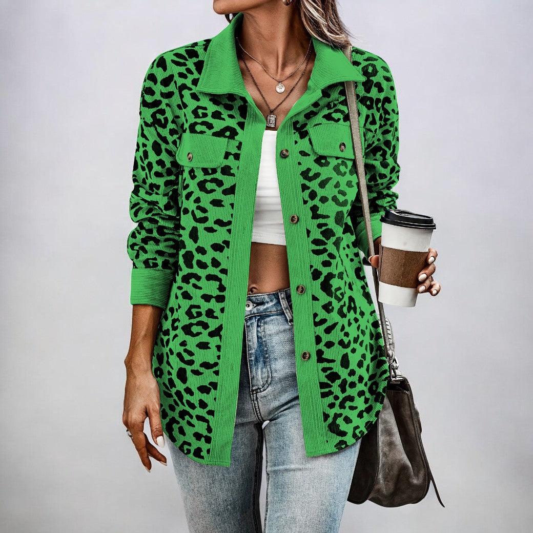 Street Wave Leopard Print Jacket For Women Elegant Comfort And Bold Confidence Premium Quality