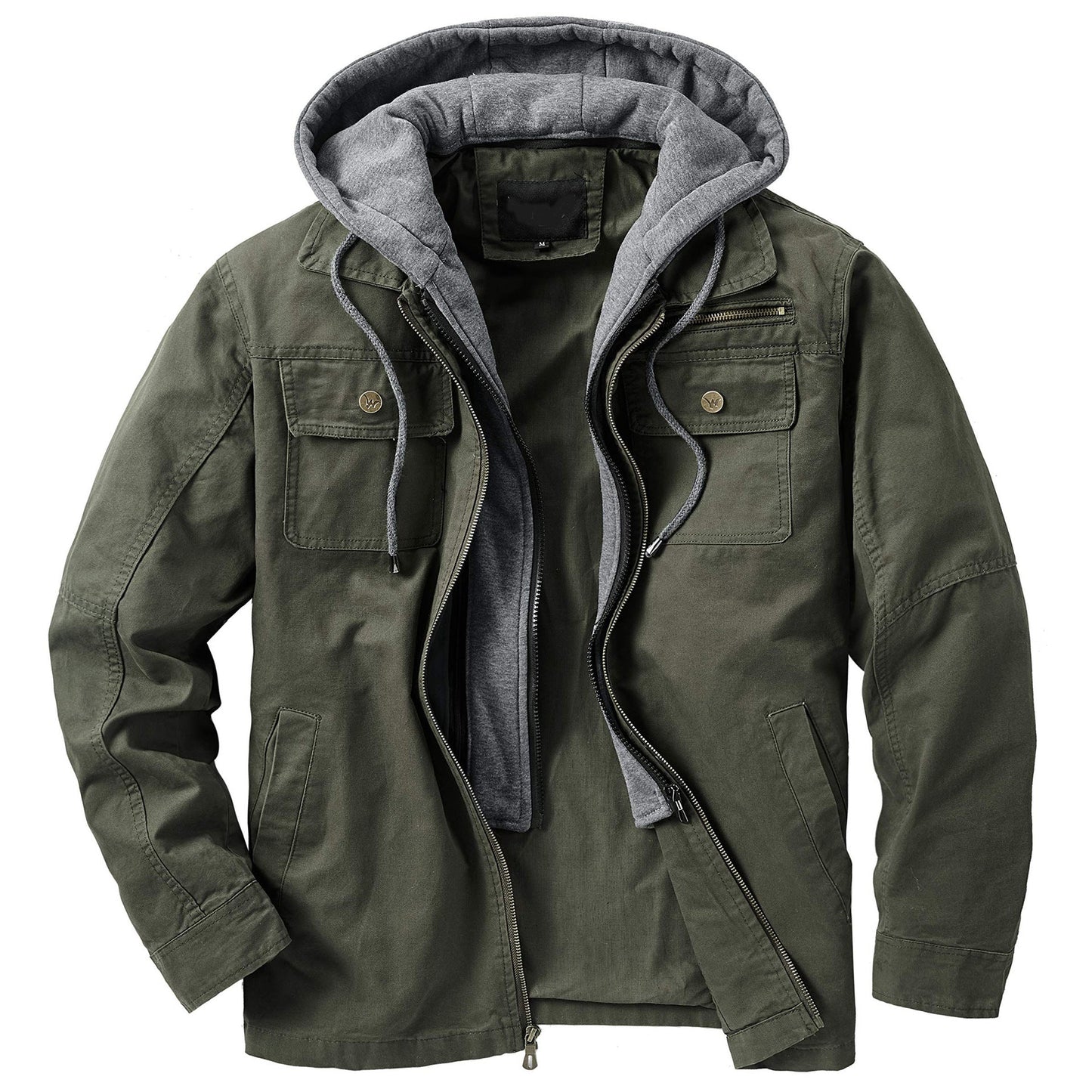 Streetwave Mens Versatile Transitional Jacket With Hood And Practical Pockets Weatherproof