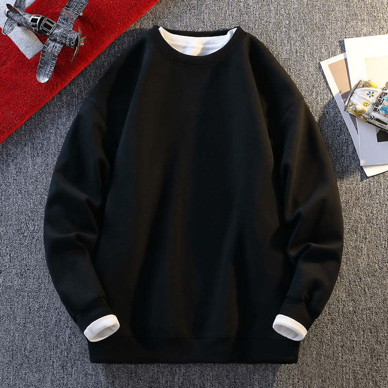 Street-wave Womens Sweatshirt With Contrasting Sleeves For Cozy Casual Everyday Comfort