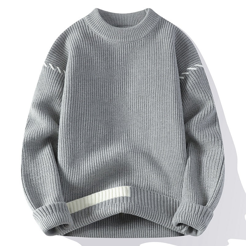 Street Wave Women's Chunky Knit Sweater With Innovative Design And Decorative Details