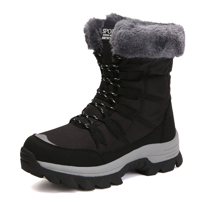 Street-wave Women Insulated Winter Boots With Non Slip Traction Sole And Warm Lining Outdoor Ready