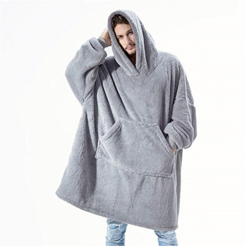 Streetwave Women's Oversized Fleece Hoodie With Kangaroo Pocket And Hood For Cozy Comfort