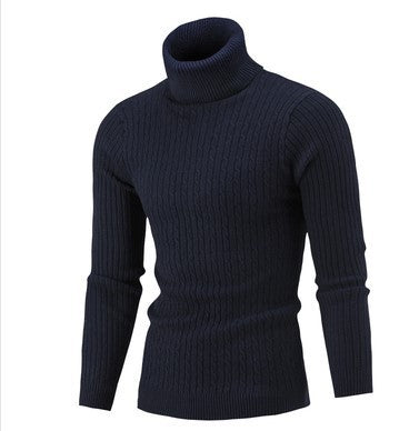 Street-Wave Men's Cable Knit Turtleneck Sweater Soft Wool Warmth Timeless Style Quality