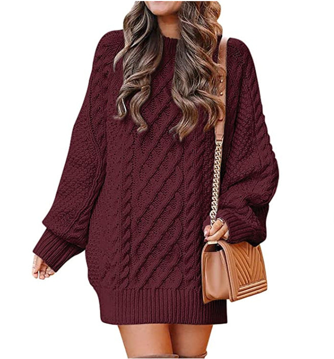 Street-Wave Women's Cable Knit Sweater With Relaxed Fit Soft Breathable Knit For Cozy Daily Wear