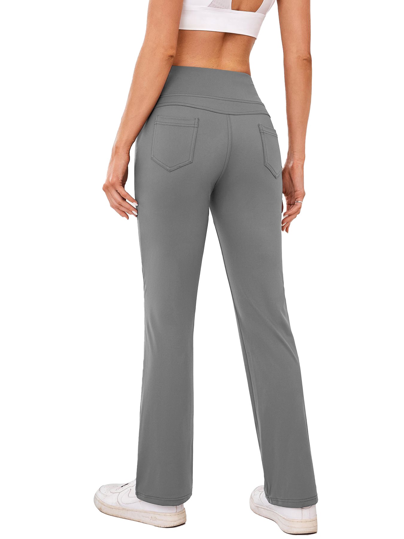 Streetwave Women High Waist Sport Leggings With Pockets Comfortable Activewear For Women
