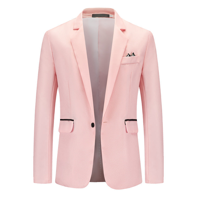 Men's Elegant Suit Blazer Streetwave Fine Textured Modern Fit For Formal Events And Business Attire