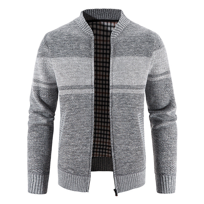 Mens Cardigan With Structured Knit Design Street-wave Premium Comfort For Men Ideal For Cold Weather