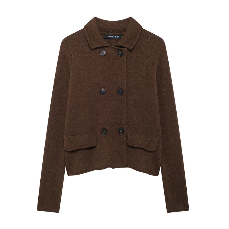 Women Wool Jacket With Large Buttons By Street-wave Timeless Warmth And Elegant Comfort