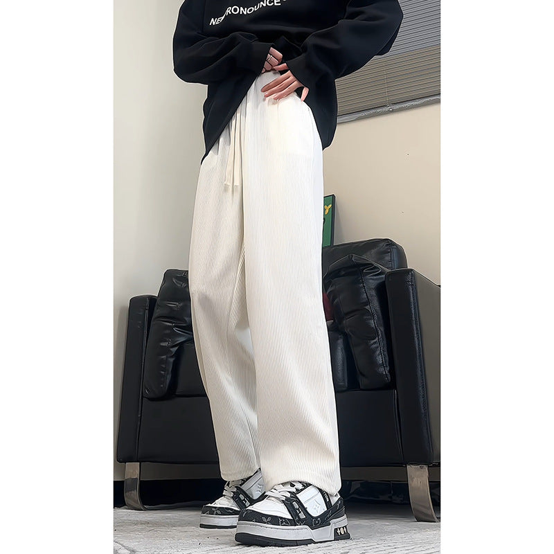 Street-Wave Mens Jogger Pants Athletic Comfort With Breathable Fabric And Drawstring Fit For Active Men
