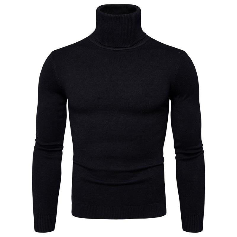 Merino Wool Turtleneck Sweater For Men By Street Wave Premium Soft Breathable Warmth