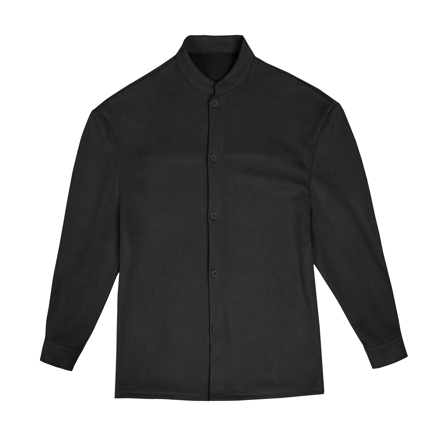 Street-Wave Women Shimmer Blouse With Modern Stand Collar