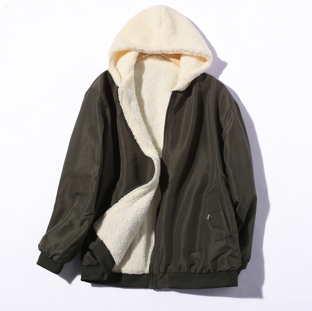 Street-wave Women's Cozy Fleece Jacket With Plush Lining For Warm Comfort And Style