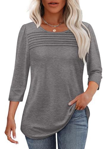 Street-wave Women Elegant Ruched Top Soft Knit Fit Versatile Day To Night For Work