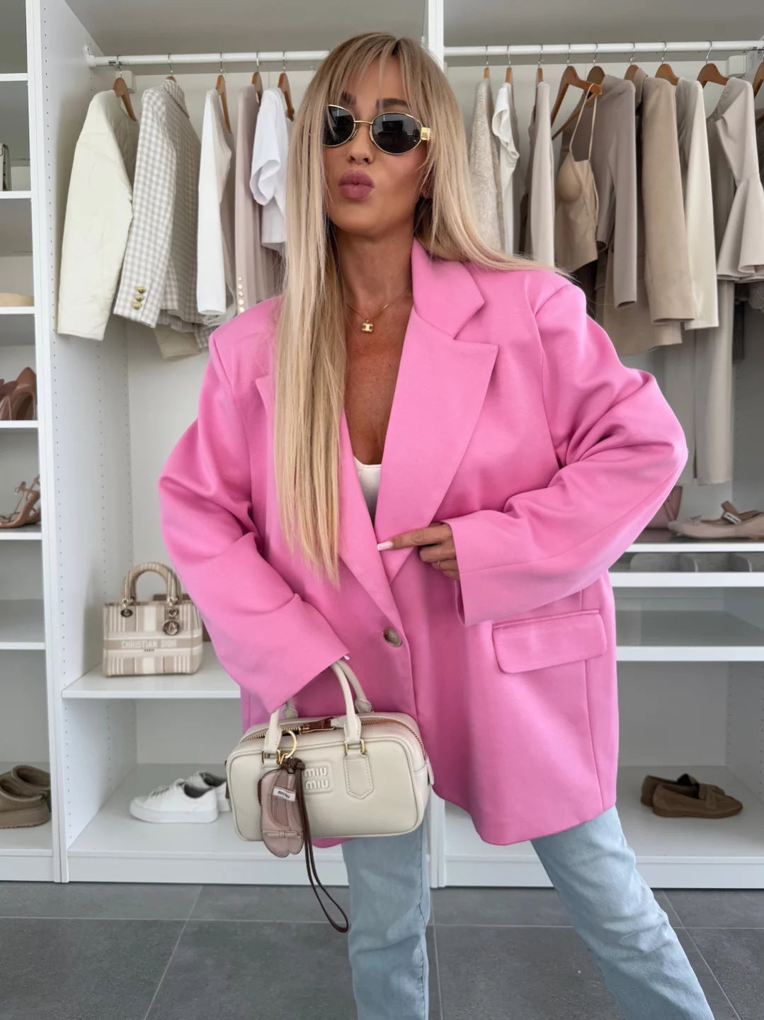 Streetwave Women Oversized Blazer Soft Comfortable Fabric For All Day Comfort And Effortless Chic