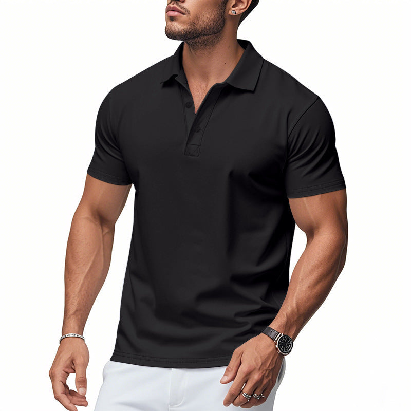 Street-Wave Mens Polo Shirt Quick Dry Fabric With Elegant Fit For Active Everyday Wear