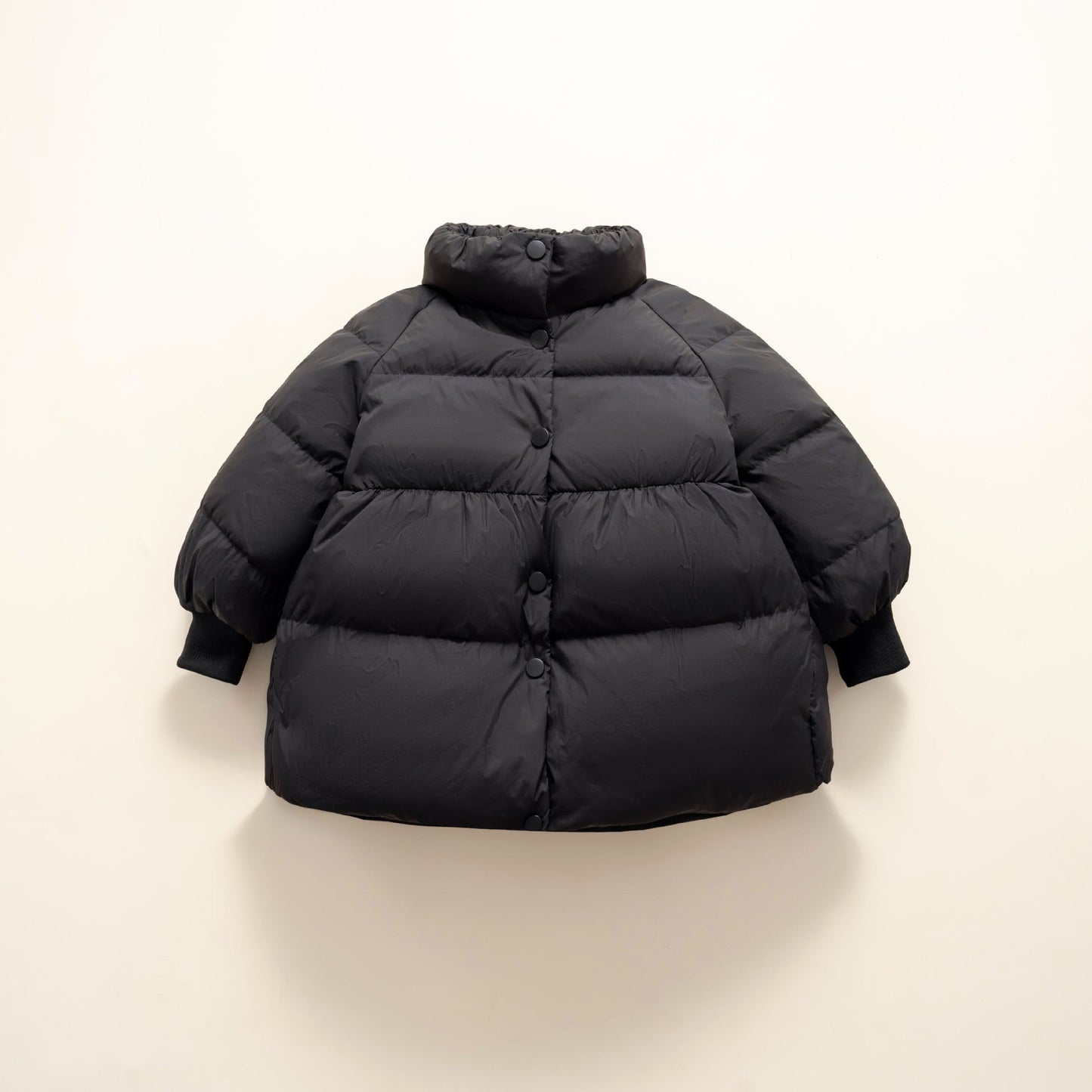 Street-wave Women's Puffer Jacket With High Neck Collar Oversized Winter Coat For Cold Weather