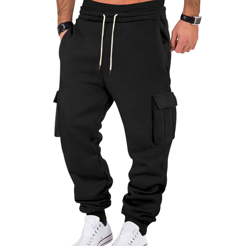 Men's Cargo Training Pants Street Wave Breathable Comfort With Multi Pocket Utility