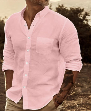 Street-Wave Men's Lightweight Breathable Shirt Premium Cotton For All Day Comfort And Cool Style