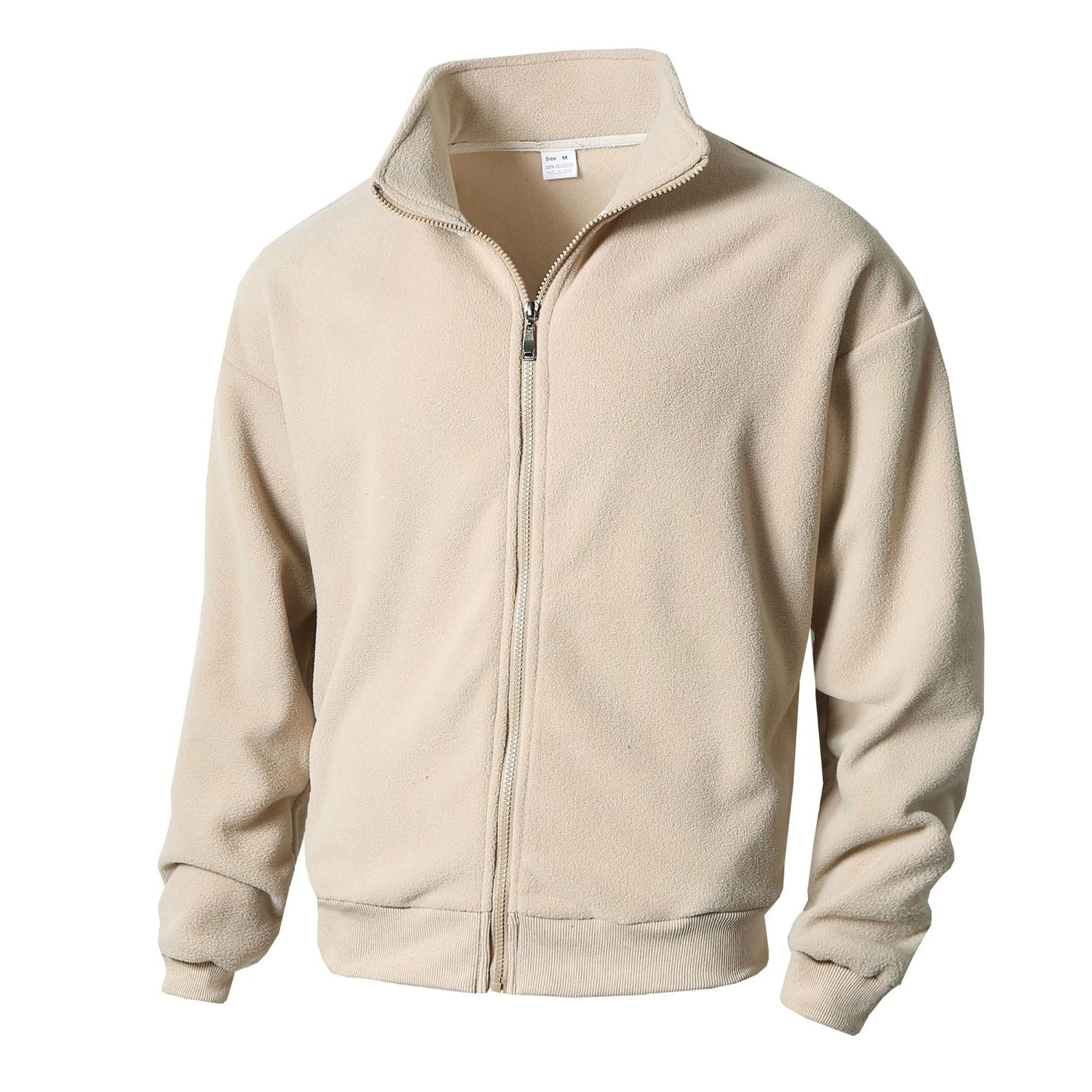 Street-Wave Mens Fleece Jacket With High Collar And Full Zip Soft Warmth Comfort
