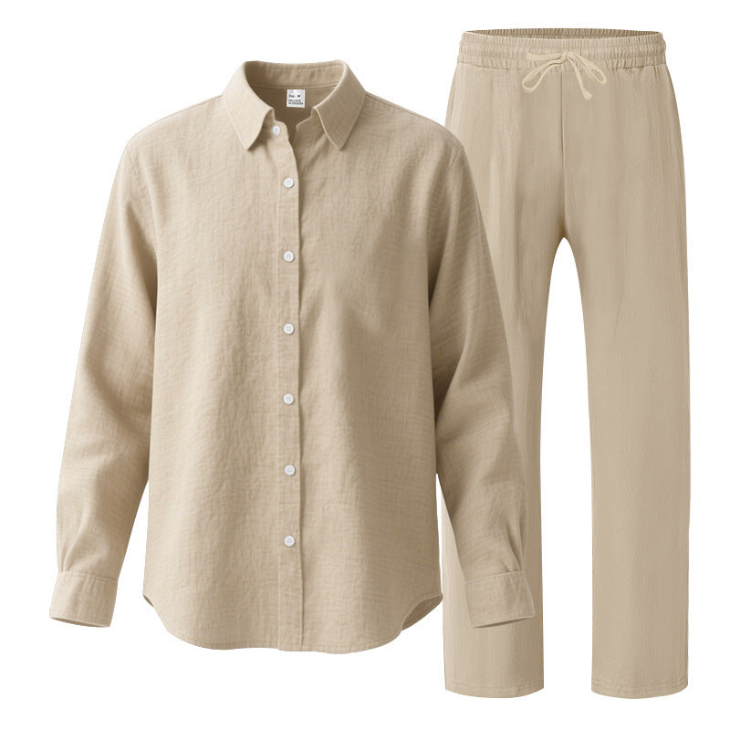 Street-wave Men's Casual Tracksuit Set With Top And Elastic Pants For Comfortable Lightweight Loungewear