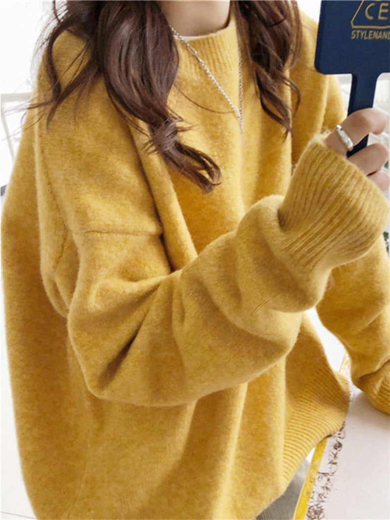 Street-Wave Women's Oversized Knit Sweater Soft Cozy Fabric For Everyday Casual Fit And Comfort