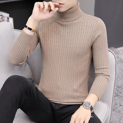 Street Wave Womens Turtleneck Knit Sweater With Ribbed Pattern Cozy Warmth For Women