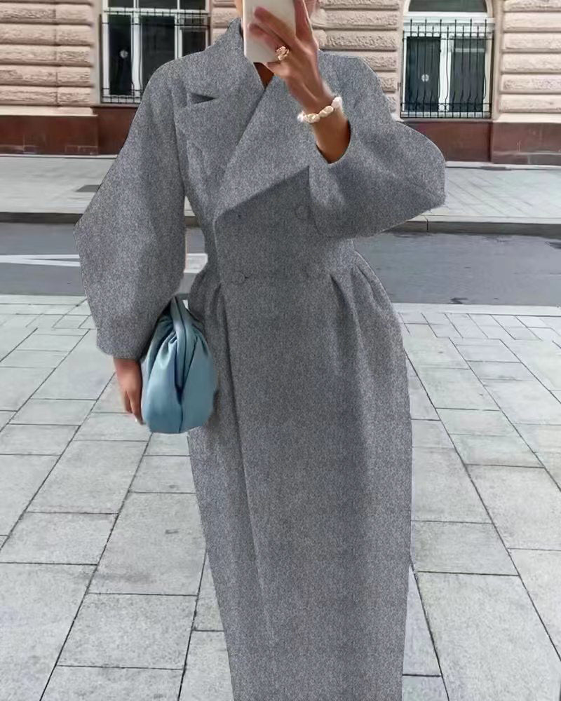 Street-wave Women's Warm Luxurious Coat - Elegant and Comfortable Winter Outerwear