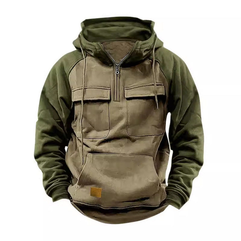 Men's Functional Hoodie Streetwave Innovative Breathable Comfort With Utility Pockets And Hood For Men
