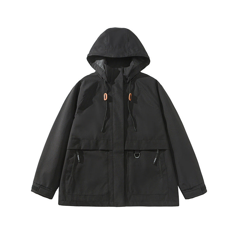 Street-wave Womens Technical Outdoor Jacket With Adjustable Hood And Durable Pockets