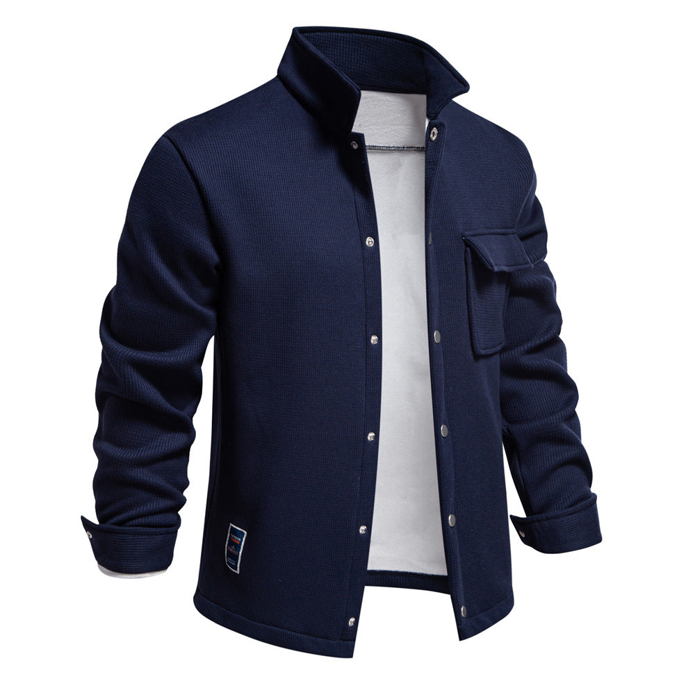 Street-Wave Men's Thermo Fabric Shoulder Jacket Warmth and Comfort Premium Thermal Coat