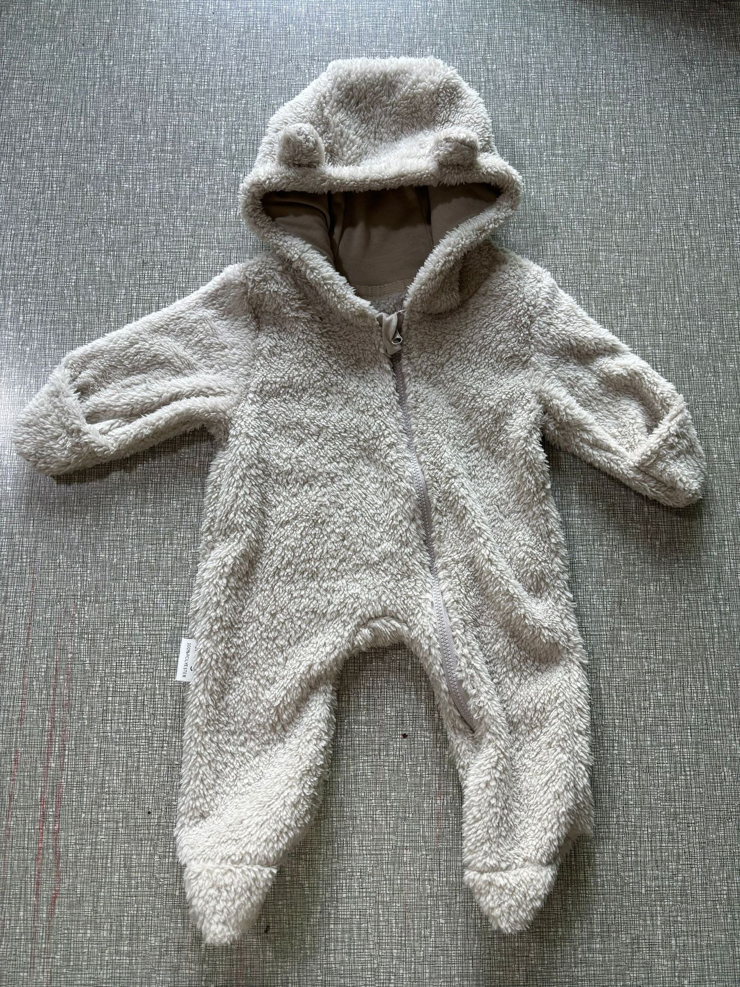 Street-wave Toddler Fleece Hooded Onesie Cozy Warm Winter Coverall For Toddlers Weatherproof
