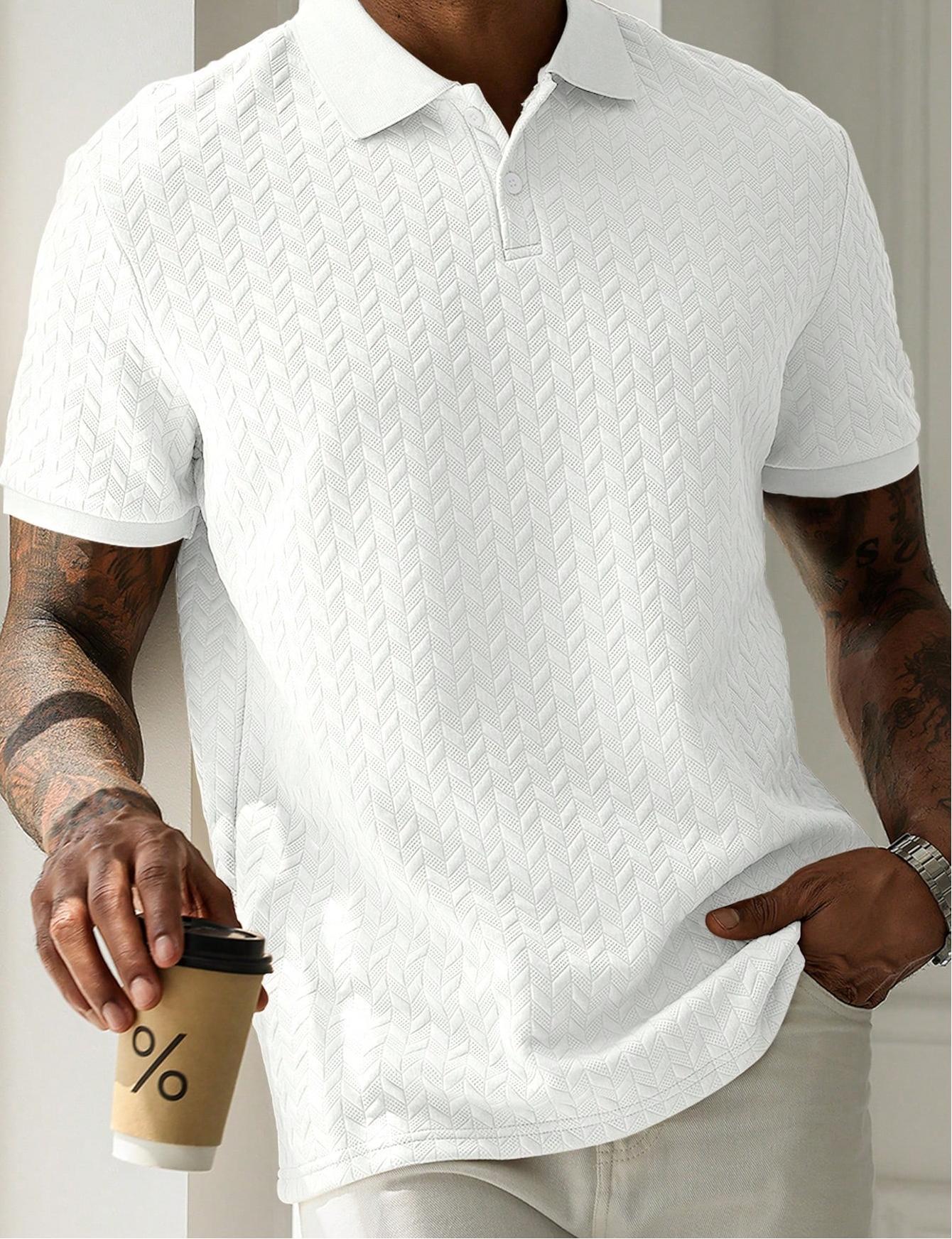 Men's Polo Shirt by Street-wave Elegant Design Breathable Cotton Blend Everyday For Men