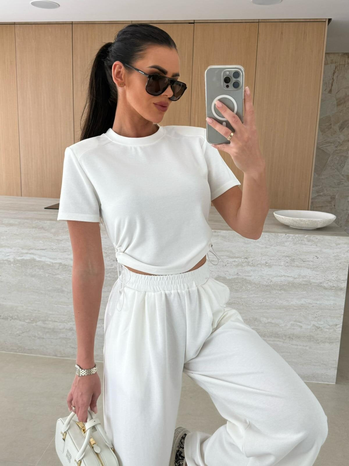 Street Wave Women Crop Top And Jogger Set For Effortless Comfort And Style Perfect Lounge Wear For Active Women