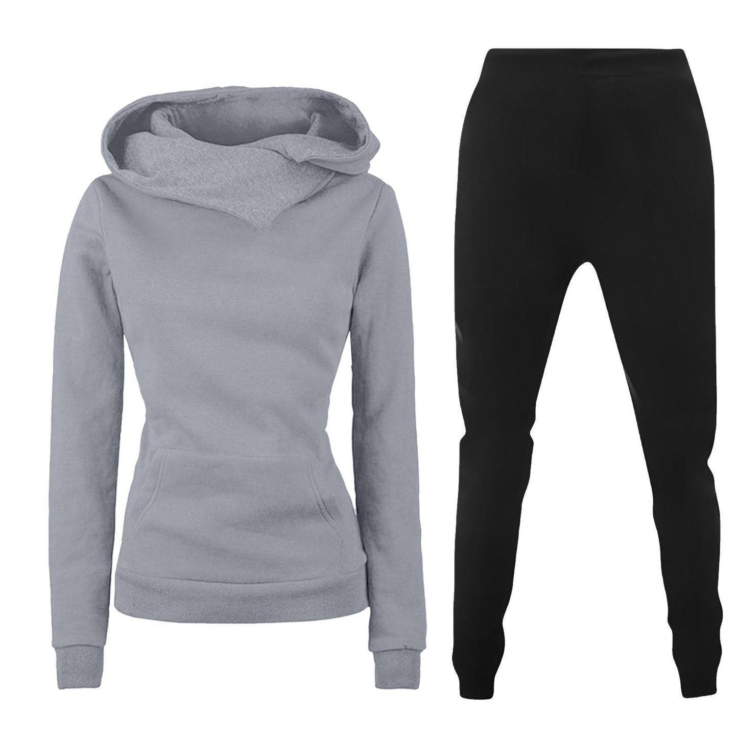 Street-wave Womens Hoodie And Joggers Set For Active Fashionable Women Comfort Fit