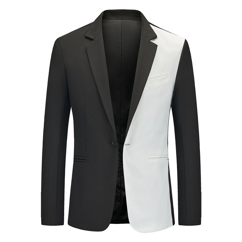 Street-wave Men's Contrast Blazer With Modern Cut Premium Fit Statement Jacket Edition