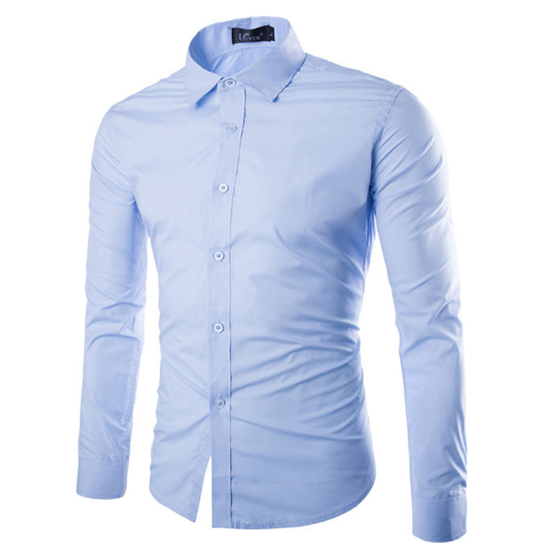 Streetwave Mens Elegant Long Sleeve Dress Shirt For Daily And Formal Wear With Smart Comfort