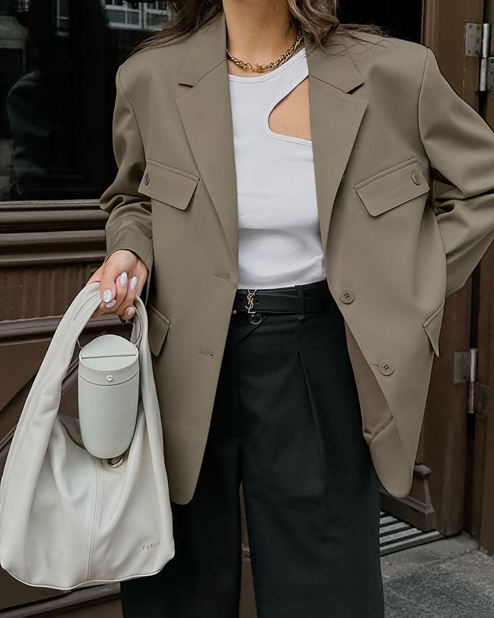 Street Wave Loose Fit Blazer With Four Pockets For Women Premium Materials And Versatile Streetwear