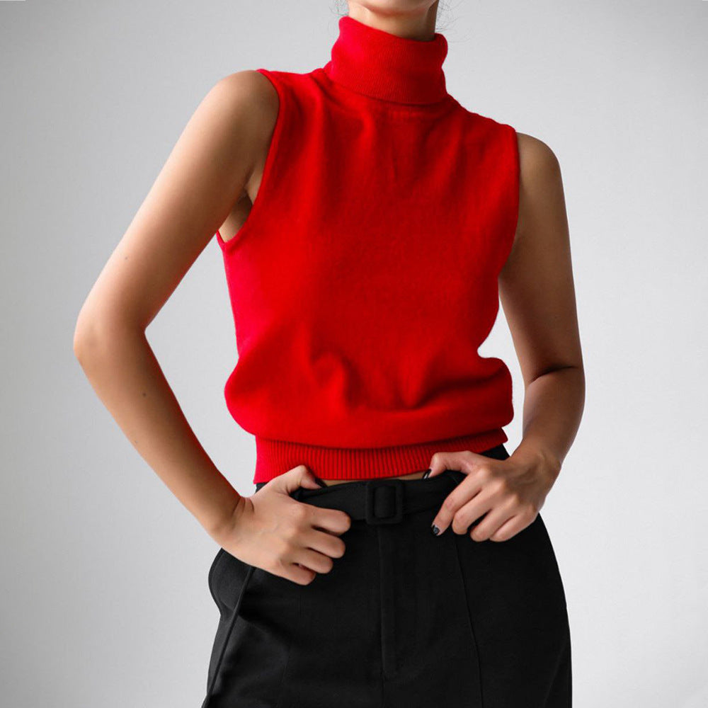 Streetwave Women's Turtleneck Sweater Elegant Soft Wool Knit For Chic Everyday Wear