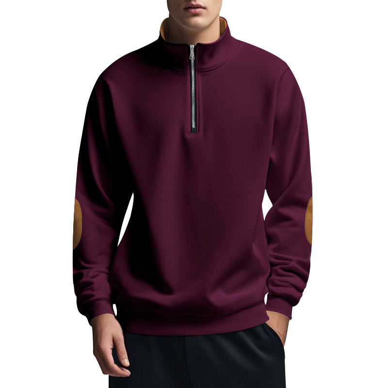 Street Wave Mens Zip Neck Pullover For Active Men Performance Comfort And Style Versatile