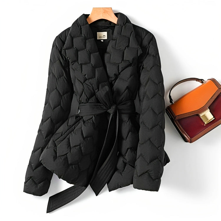 Streetwave Puffer Coat For Women Belted Quilted Warmth And Elegant Winter Style Everyday