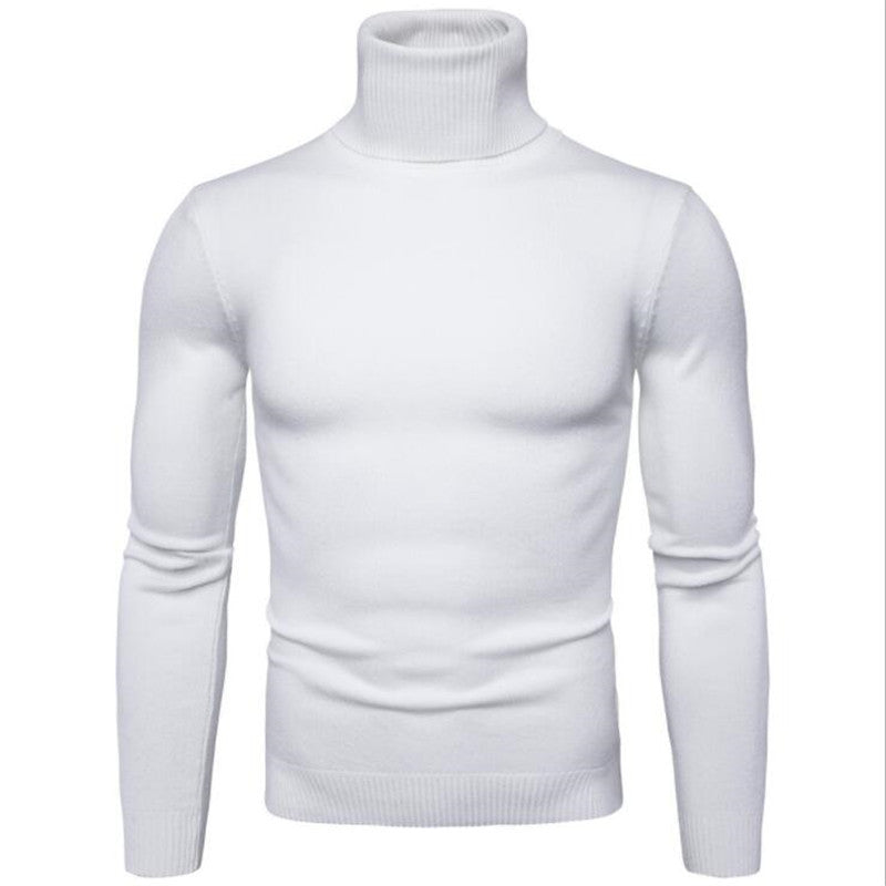 Street-Wave Men's Turtleneck Sweater Elegant Fine Knit For Timeless Comfort And Warmth