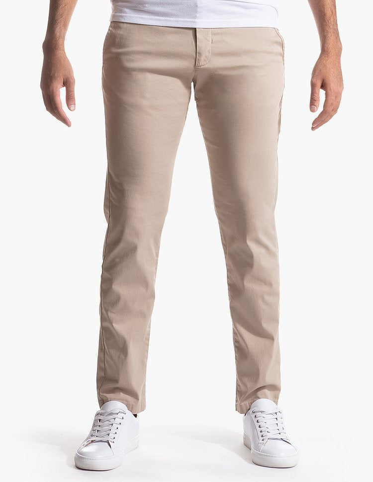 Street-wave Slim Fit Chino Pants Breathable Comfort For Men Stylish Everyday Wear