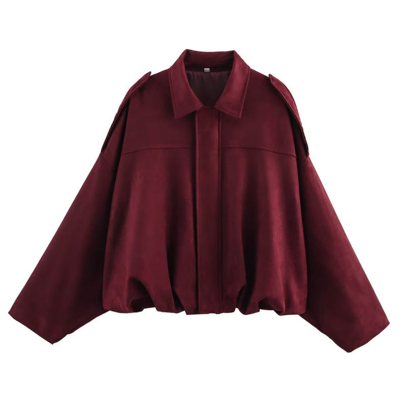 Street-wave Women's Transitional Jacket With Soft Comfort And Oversized Fit For Modern Everyday Wear