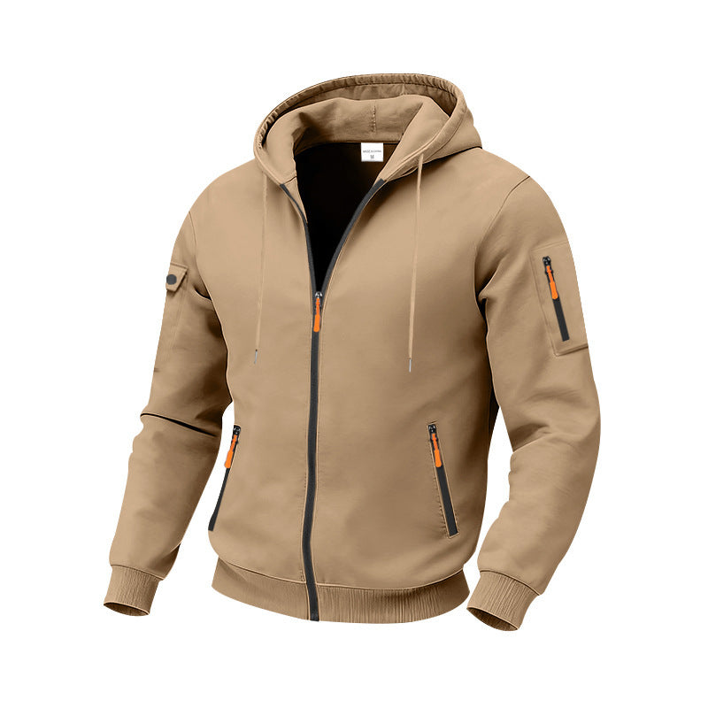 Streetwave Mens Functional Hoodie With Technical Pockets For Active Outdoors And All Day Comfort